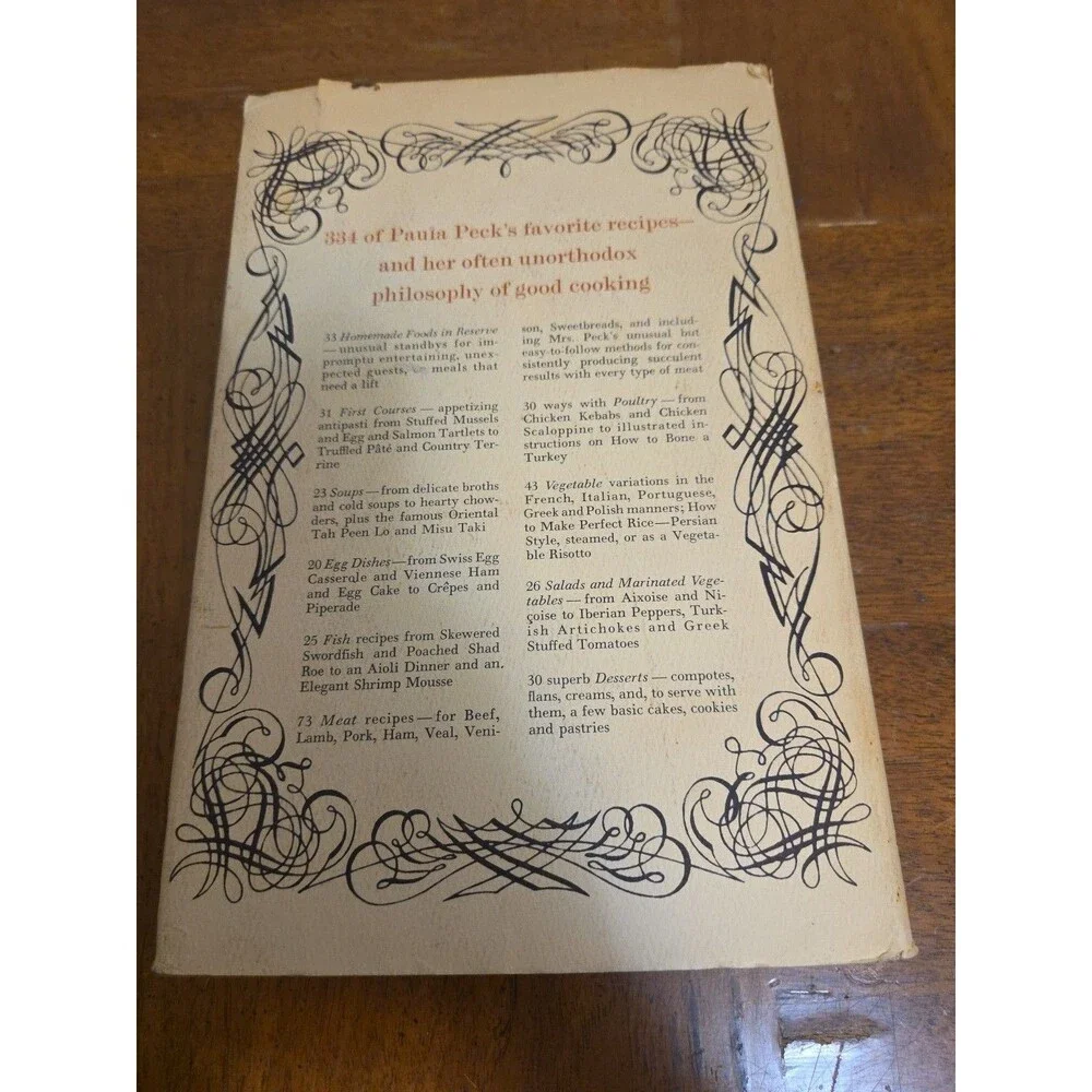 Paula Peck's Art of Good Cooking HC/Dust Jacket 1966 Book Club Vintage Recipes